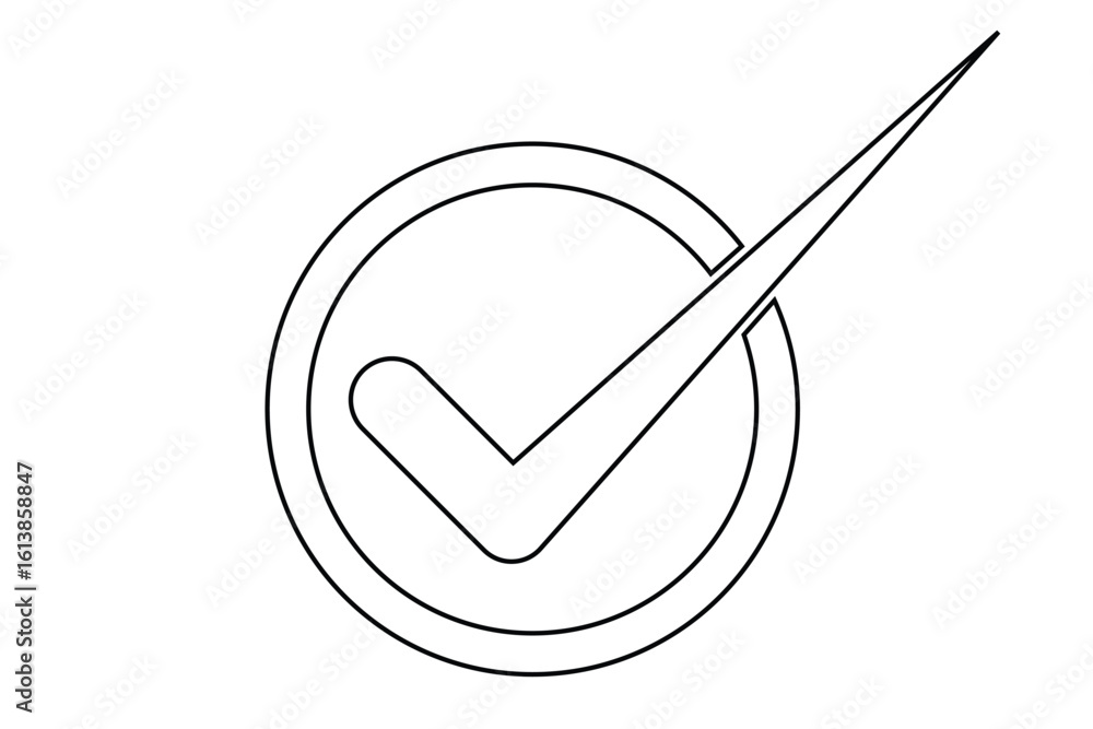 Poster check mark icons. green checkmark and red cross mark icon set. green tick and red x. symbols of appr