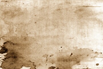 Aged, mottled, sepia-toned paper with stains
