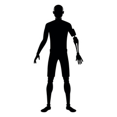 Adaptive Human Figure with Prosthetic Limb – Minimal Vector