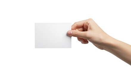 Fototapeta premium Hand Holding Card