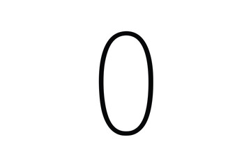 Simple Oval Shape with Black Outline on White Background Minimalist Design silhouette minimalist illustration oval shape