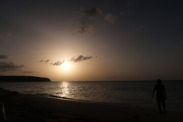 Beautiful orange sunrise 