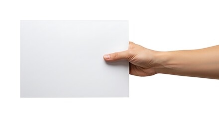Obraz premium White Sheet Being Held Up by Hand