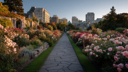 Obraz premium experience serene beauty of summer landscapes across different cities in canada