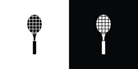 Tennis racket icon. graphic design vector symbols pack