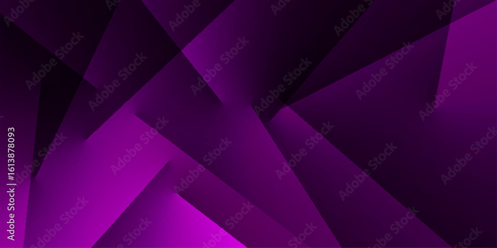 Aufkleber overlapping purple pattern in triangle and square line background. motion illustration creative conc
