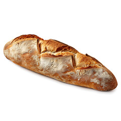 Freshly Baked Baguette with Crusty Exterior and Soft Interior