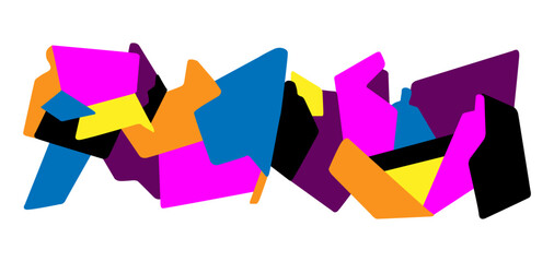 People of the future , virtual reality abstract background , horizontal vector creative illustration