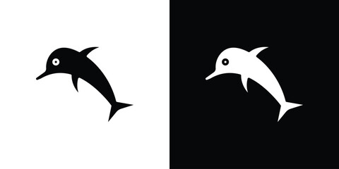 Dolphin icon. graphic design vector symbols pack