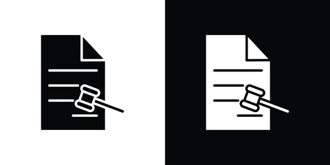 Corporative law icon. graphic design vector symbols pack