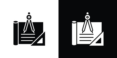 Construction plan. graphic design vector symbols pack