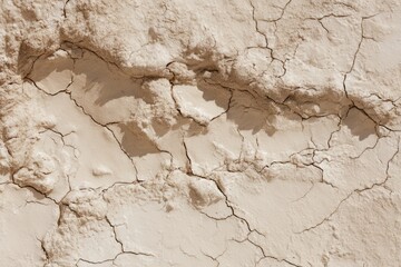 Fototapeta premium A rock with cracks and holes in it