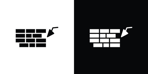 Brickwork icon. graphic design vector symbols pack