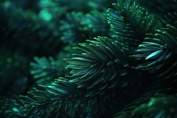 Artificial christmas tree branch with stunning detail and texture, perfect for holiday projects