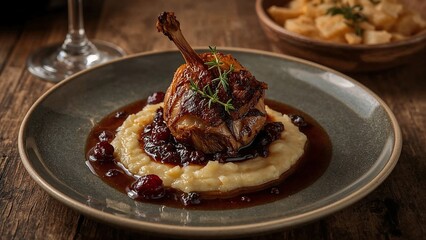 lamb chops with vegetables
