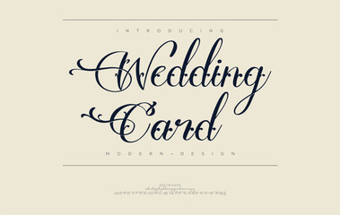 Signature Elegant Branding Typeface. Handwritten Script Editable Text Effect Template . vector illustration 
