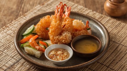 fried shrimp with garlic and chili sauce