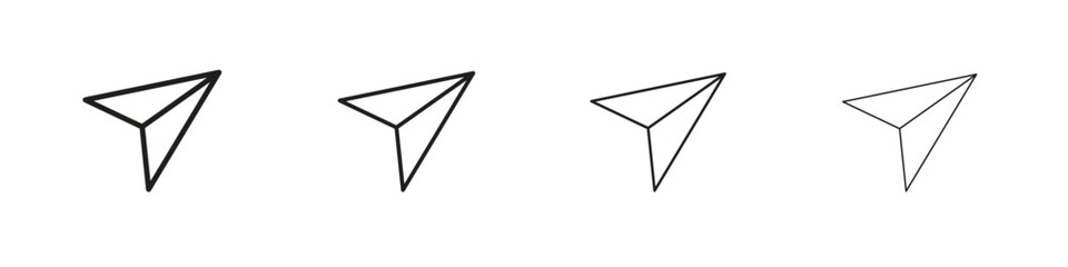 Navigate icon vector illustration, line design icon. Editable strokes.