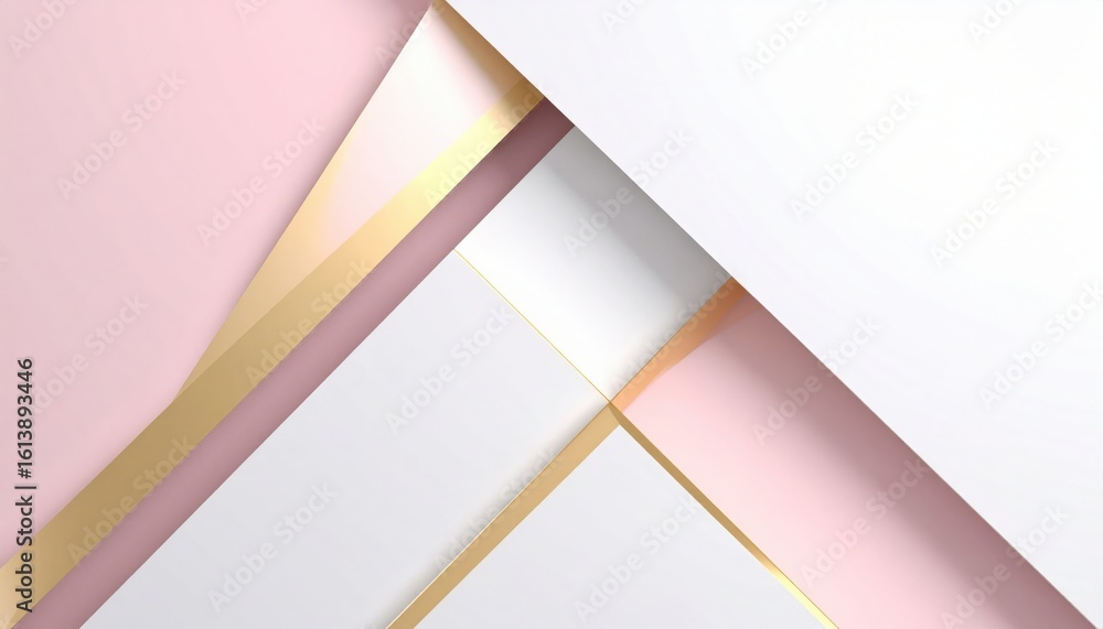 Poster elegant paper layers with gold accents studio setting graphic design minimalist environment abstract