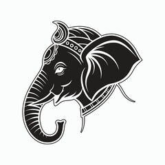 Vector lord ganpati illustration for ganesh chaturthi festival vector art