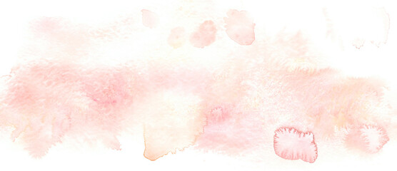Soft Pink Watercolor Texture on White Background
