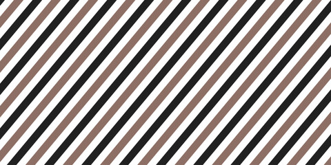 Obraz premium Brown and black oblique line pattern. seamless pattern. tile background Decorative elements, floor tiles, wall tiles, gift wrapping, decorating paper.