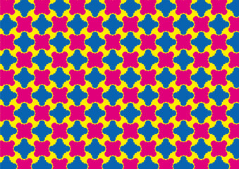 Vibrating Floral & Geometric Pattern
Intersecting Starburst Pattern in Blue and Purple
 Intricate Blue Geometric Pattern
 Interlocking Floral Lattice Pattern
