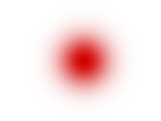 Round red shade isolated on transparent background. Vector illustration.