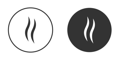 Aroma icon. sign designs. solid pictogram