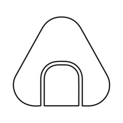 onigiri line icon