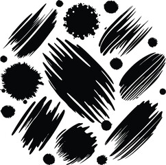 Grunge Ink Splash Texture for Posters.