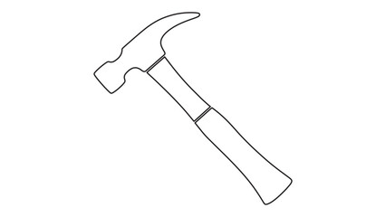 Simple Line Art Ticket Icon Isolated on Transparent Background Vector Illustration