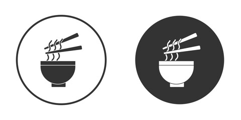 Noodles icon. sign designs. solid pictogram