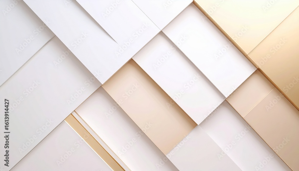 Poster dynamic geometric patterns in soft tones abstract art digital design minimalist environment close-up