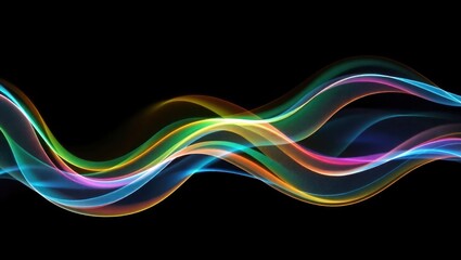 Naklejka premium abstract colorful wave background