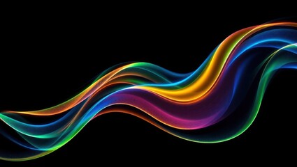 abstract colorful wave background