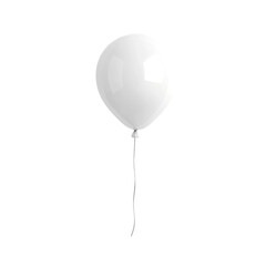 A single white balloon floats above a striped background hope and serenity