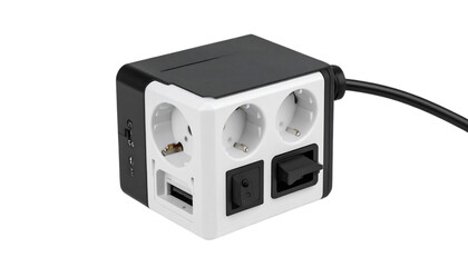 Obraz premium Power Strip Cube with USB