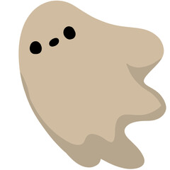 Flat Color Cute Halloween Hand-Drawn set