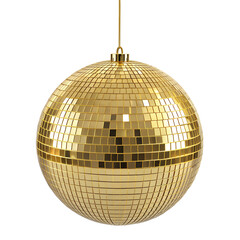 disco ball isolated on white