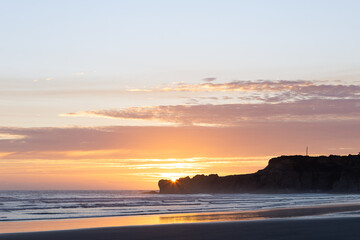 Obraz premium sunset over the sea