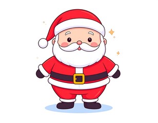Obraz premium Little Santa Claus santa claus with gifts