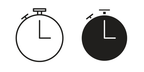 Express icon flat and stroke style pack on white background. Vector illustrations