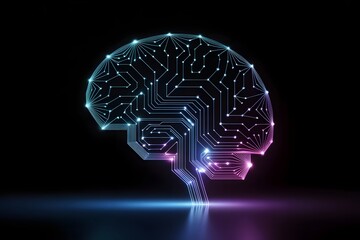 Artificial Intelligence Brain Concept
