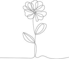 flower line art vector 