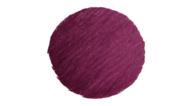 Textured oval shape in deep pink isolated on transparent background