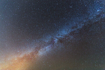 Clearly milky way found on Doi Luang Chiang Dao.