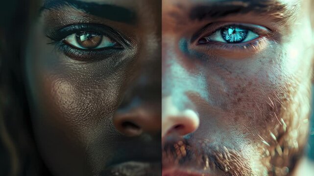Close-up of a person's face featuring different colored eyes, suitable for use in articles or social media posts about individuality and self-expression