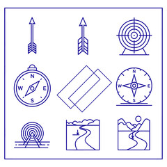 Navigation and Target Icons, Directional Path Symbols