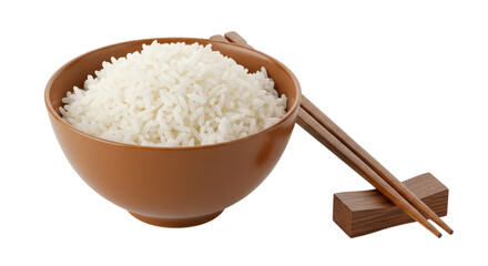 Isolated Bowl of Rice